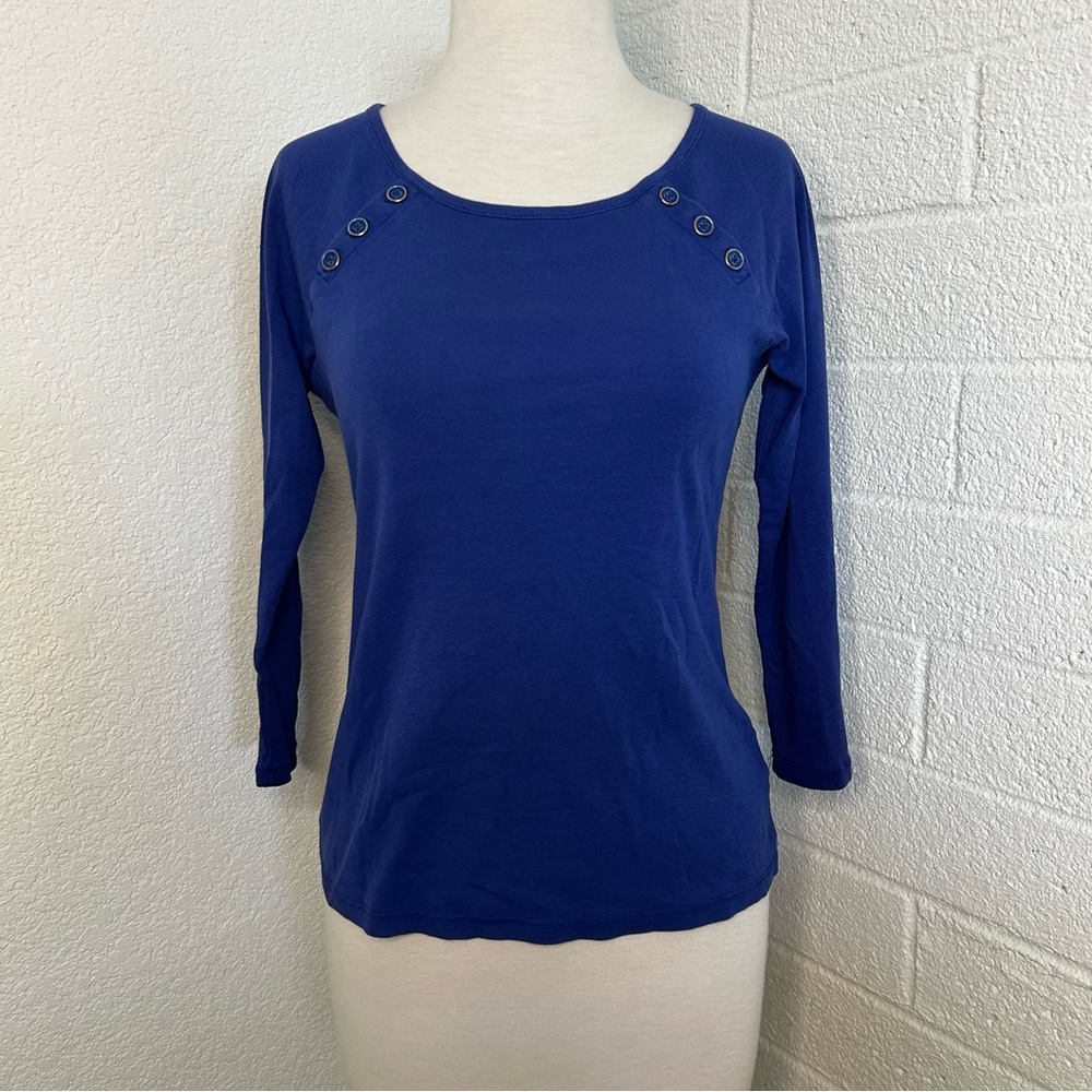 Elegant Blue Women's Top
